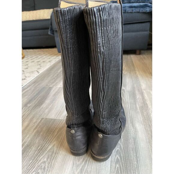 Frye Melissa black leather boots Size 8.5 - Picture 8 of 12